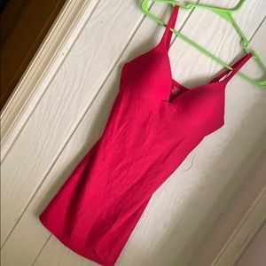 Body by Victoria | Hot Pink Shapewear With Bra